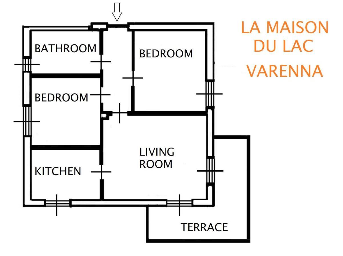 La Maison Du Lac Варенна Экстерьер фото